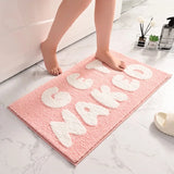 Velveté “Get Naked” Bath Rug – Luxury Microfibre Shaggy Bathroom Mat | Non-Slip Modern Bathroom Décor