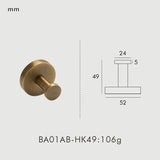 Kensington Heritage Bathroom Hardware Set – Antique Bronze Brass Accessories | Luxury Knurled Towel Rail &amp; Toilet Roll Holder Collection