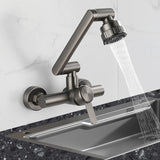 FlexCore Pro 360 Wall Mixer – 4-Mode Flexible Stainless Steel Faucet | Professional Kitchen & Bathroom Tap