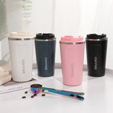 ThermaGo 380/510ml Insulated Travel Mug – 304 Stainless Steel Vacuum Cup | Leak-Resistant Lid | Portable Coffee Flask