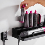 AeroVault Dyson Airwrap Wall Organiser – Stainless Steel Storage Rack | No-Drill Double-Layer Styling Holder