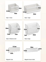 SideVault Magnetic Fridge Organiser – Metal Kitchen Storage Shelf | No-Drill Space Saver
