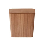 Arboré Press-Lid Waste Bin – Modern Wooden Rubbish Bin | Luxury Minimalist Home & Office Storage