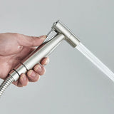 NoirJet Stainless Steel Bidet Spray Set – Matte Black Wall-Mounted WC Shattaf | Hygienic Toilet & Cleaning Sprayer