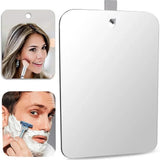 ClearMist Fog-Free Shower Mirror – Portable Acrylic Bathroom Mirror | Suction & Hook Mount Design