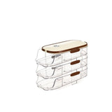 FreshRoll Automatic Egg Organizer – Multi-Tier Rolling Egg Holder | Stackable Refrigerator Egg Storage | Space-Saving Egg Dispenser for Kitchen