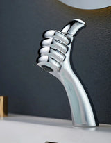 AquaFalls Solo BrassCascade – Solid Brass Waterfall Bathroom Faucet
