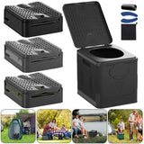 TrailEase Portable Toilet – Foldable Camping & Emergency Travel Toilet | Compact Outdoor Sanitation Solution