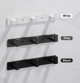 SteelLine Stainless Steel Wall Coat Rack – Multi-Purpose Hooks for Jackets, Bags & Hats
