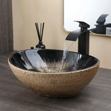 Veloura Oval Countertop Basin – Gloss Ceramic Vessel Sink | Modern Luxury Bathroom Wash Basin