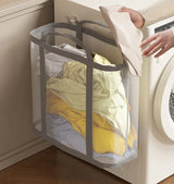 AirNest Foldable Laundry Basket – Breathable Mesh Storage Hamper | Portable Family Organiser