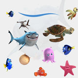 OceanJoy Kids Wall Decals – 3D Marine Animal Stickers for Bathrooms & Bedrooms | Removable Underwater Décor