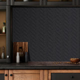 ChevronÉlite Peel & Stick Wall Tiles – Waterproof Herringbone Splashback Panels | Modern 3D Décor Finish