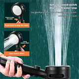 ThermoFlow Smart LED Shower Head – High-Pressure Handheld Shower with Digital Temperature Display | Water-Saving Spa Spray System