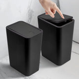 PureTouch Compact Bathroom Bin – 10L Push Lid Waste Bin | Modern Hygienic Home Design