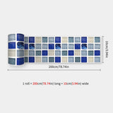 Miravelle Mosaic Trim Panels – Waterproof Peel & Stick Wall Décor | Flexible Kitchen & Bathroom Backsplash Strips
