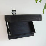 Obscura Floating Storage Shelf – Hidden Compartment Wall Shelf | Secret Wooden Storage Organiser