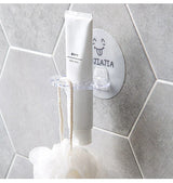 PureGrip Adhesive Bathroom Organiser – No-Drill Toothbrush & Vanity Storage Holder | Space-Saving Wall Rack