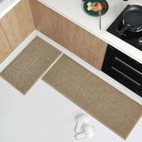 TerraWeave Kitchen Runner Rug – Washable Non-Slip Floor Runner | Faux Sisal Modern Design