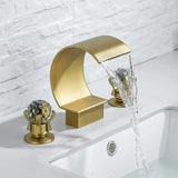 HeritageFlow LuxeSpread Bathroom Faucet – 8" Widespread Dual-Handle Vanity Mixer