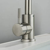OnyxFlow Swivel Basin Mixer – Black Nickel Bathroom Faucet | 360° Stainless Steel Sink Tap