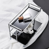 Loftmere 2-Tier Storage Stand – Modern Metal Organiser Rack | Minimalist Countertop Storage Shelf