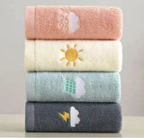 PureLoom Cotton Towel Collection – 4-Piece Ring-Spun Cotton Set | Soft Absorbent Everyday Luxury Towels