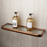 RoseVale Luxury Bathroom Hardware Set – Rose Gold Solid Brass 5-Piece Wall-Mounted Accessory Collection