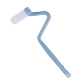 Cleanova EdgeSweep Toilet Brush – Curved Deep-Clean Bathroom Brush with Ergonomic Handle | Precision Rim & Corner Cleaner