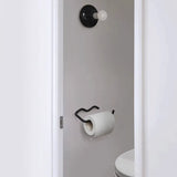 Ferroline Wall-Mounted Toilet Roll Holder – Modern Metal Bathroom Paper Holder | Rust-Resistant Bathroom Hardware
