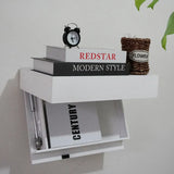 Obscura Floating Storage Shelf – Hidden Compartment Wall Shelf | Secret Wooden Storage Organiser