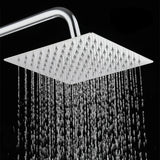 AquaVera Ceiling Rain Shower Head – Ultra-Thin Stainless Steel Rainfall System | Luxury High-Pressure Bathroom Shower