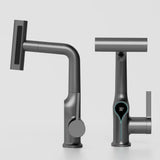 AquaSense Waterfall Basin Mixer – Digital Temperature Display Bathroom Faucet | Adjustable Luxury Sink Tap