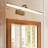 Aurelium Bronze LED Vanity Light – Waterproof Bathroom Mirror Wall Lamp with Warm Downlight Illumination