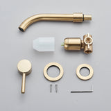 Aureva LuxaWall Elite – Brushed Gold Concealed Wall-Mount Bathroom Faucet