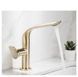 AquaLux GlideFlow Basin Mixer – 360° Swivel Bathroom Faucet | Luxury Solid Brass Vanity Tap