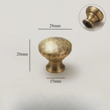 Atelier Forge Hammered Brass Handles – Vintage Bronze Cabinet Pulls | Artisan Furniture Hardware