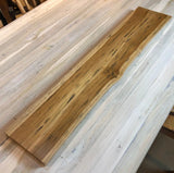 Alderwyn Live Edge Floating Shelf – Solid Wood Wall Shelf | Rustic Modern Home Storage
