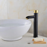 Obsidian Flow Basin Mixer – Matte Black Stainless Steel Bathroom Faucet | Modern Single Lever Sink Tap