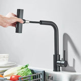 CascadeFlow Pull-Down Kitchen Mixer – 360° Swivel Stainless Steel Faucet | Waterfall Spray Sink Tap