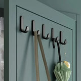 Novalith FlexiGrip 6-Pack Self-Adhesive J-Hooks – Heavy-Duty Waterproof Wall Hooks | No-Drill Multi-Purpose Organisers for Bathroom, Kitchen & Home