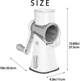 ChefMaster Rotary Prep Pro – 5-in-1 Stainless Steel Cheese Grater & Vegetable Slicer | Multifunction Kitchen Cutter