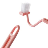 Cleanova EdgeSweep Toilet Brush – Curved Deep-Clean Bathroom Brush with Ergonomic Handle | Precision Rim & Corner Cleaner