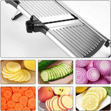 SliceCraft Precision Mandoline – Adjustable Stainless Steel Vegetable Slicer | Professional Food Prep Cutter