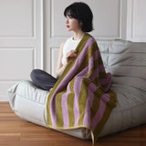 Maison Riviera Striped Cotton Towels – Luxury Hotel-Quality Bath & Beach Towel Set | Premium Jacquard Cotton