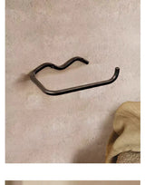 Ferroline Wall-Mounted Toilet Roll Holder – Modern Metal Bathroom Paper Holder | Rust-Resistant Bathroom Hardware