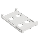 Zenvira FridgeMate Double Can Rack – Extendable Under-Shelf Fridge Organiser | Space-Saving Sliding Beverage Holder for Cans