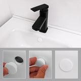 AquaSeal FlowLock Overflow Cover – Universal Sink & Bath Water Level Plug | Splash Guard & Overflow Stopper