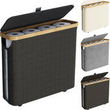 Veloura Covered Toilet Roll Holder – Modern Bathroom Paper Storage Container | Minimalist Bathroom Organisation