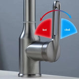 NovaCascade Basin Mixer – Futuristic Waterfall Bathroom Faucet | 4-Mode Luxury Sink Tap